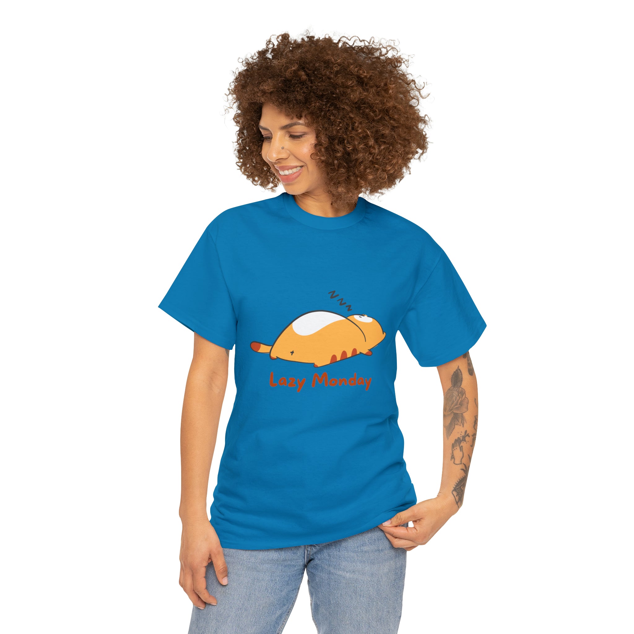 Lazy Monday Shirt | Cat Lover T-Shirt