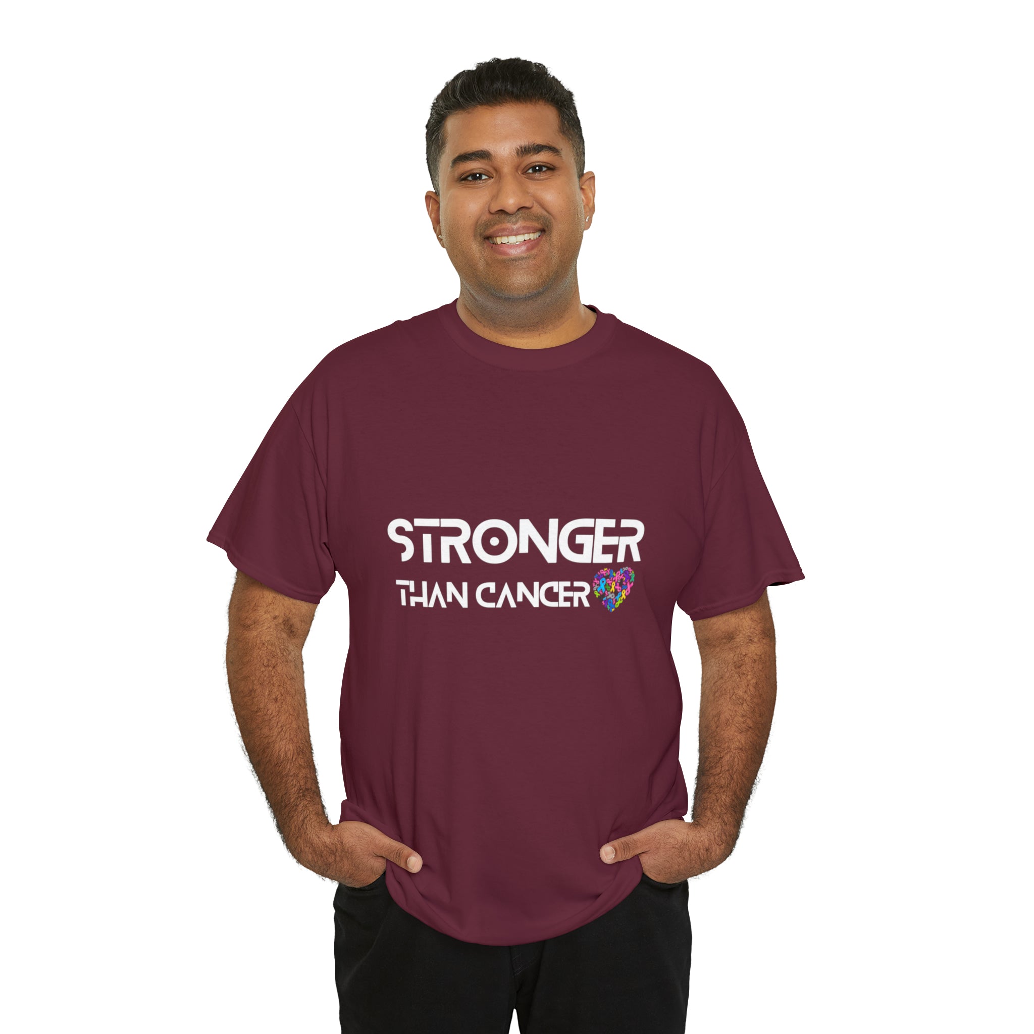 Stronger Than Cancer Shirt | Cancer Warrior Support Unisex T-Shirt