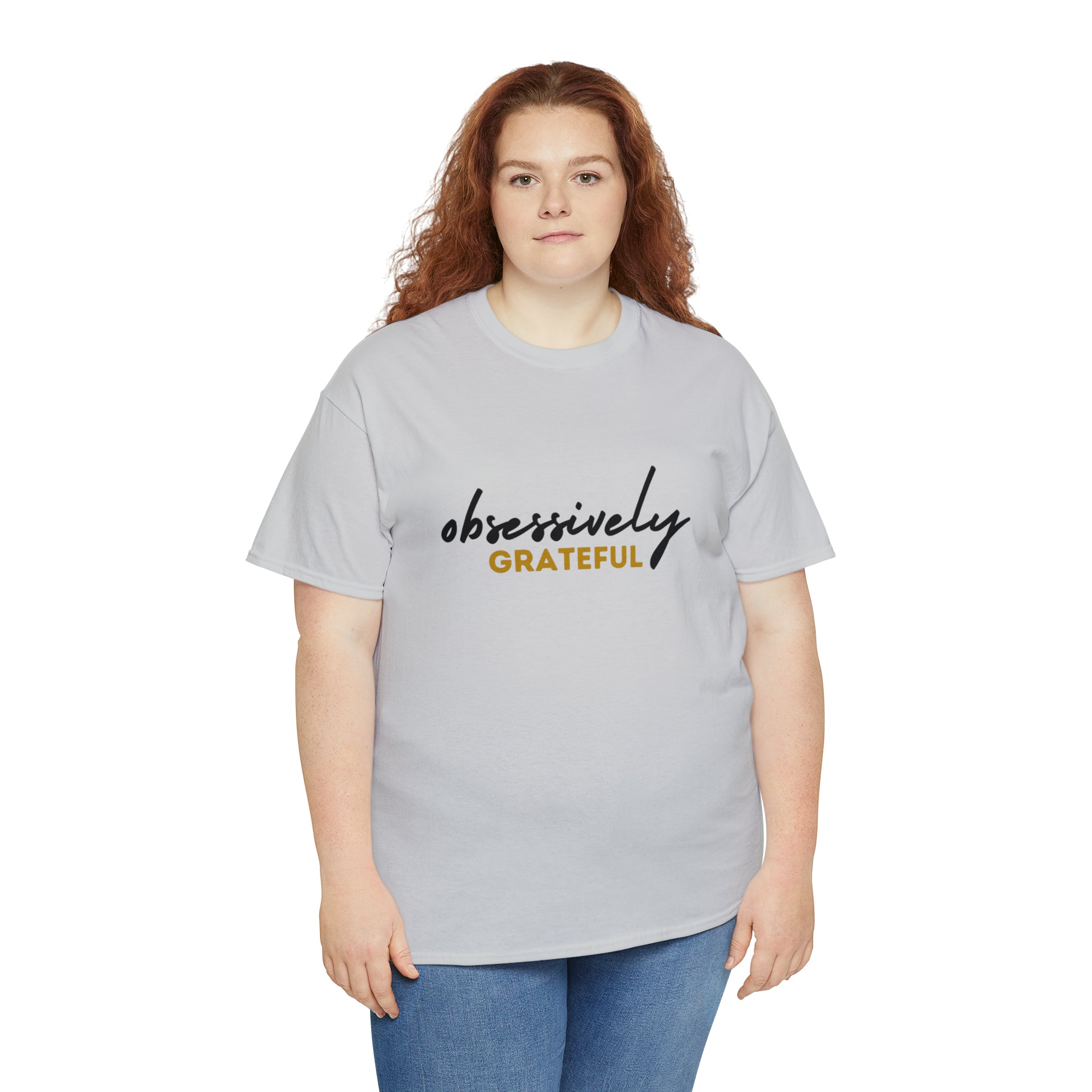 Obsessively Grateful Shirt | Minimalist Unisex T-Shirt