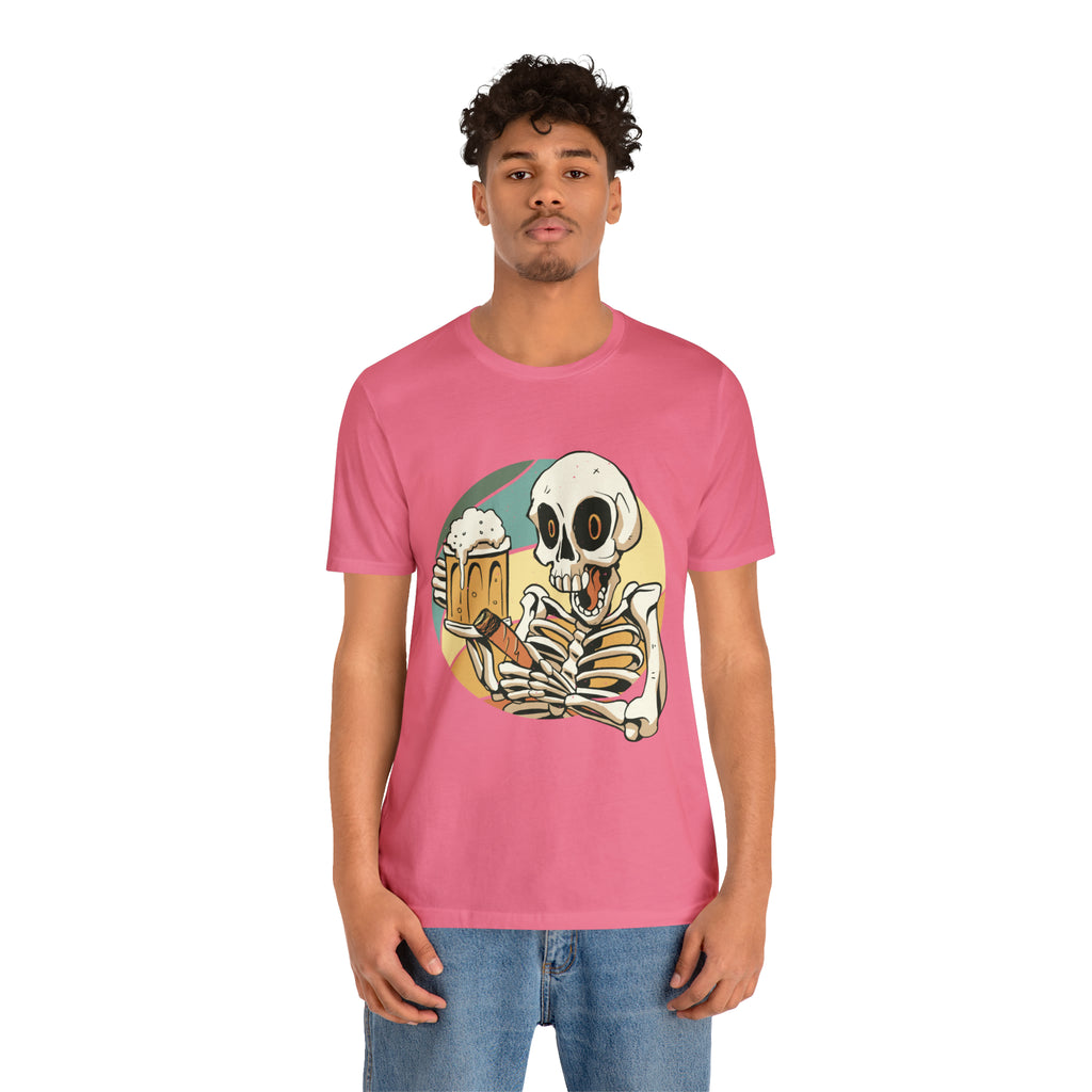 Skeleton Beer Shirt | Drink Beer Unisex T-Shirt