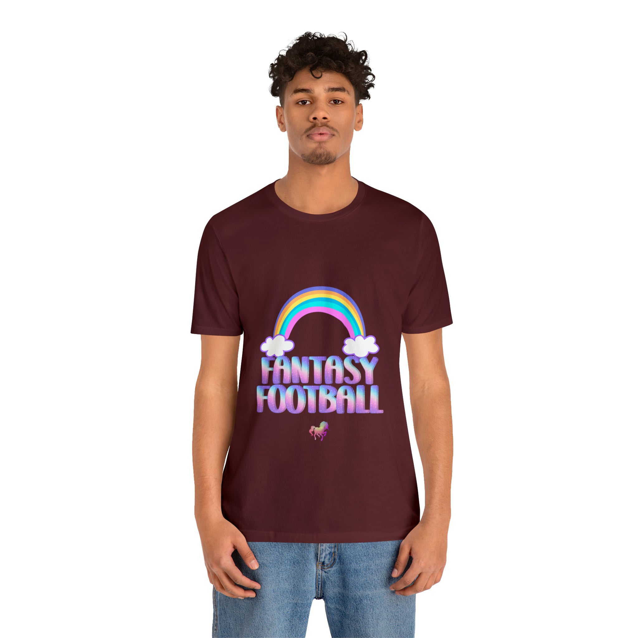 Cute Fantasy Football Shirt | Pink Cute Fantasy Football Unisex T-Shirt
