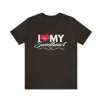 I Love My Sweetheart Shirt | Couple Love T-Shirt, Pair Girlfriend Boyfriend Matching Shirt