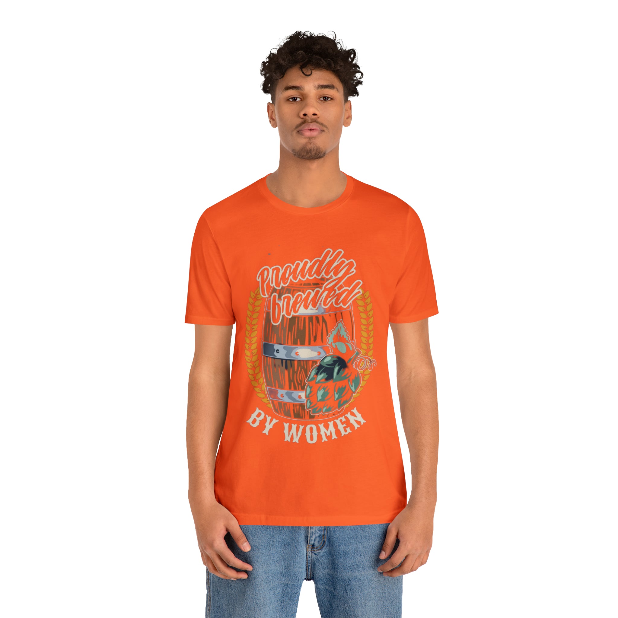 Brewed by Women Beer Shirt | Drink Beer Unisex T-Shirt