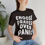 Prayer Over Panic Unisex Shirt | Religious Shirt for Prayers