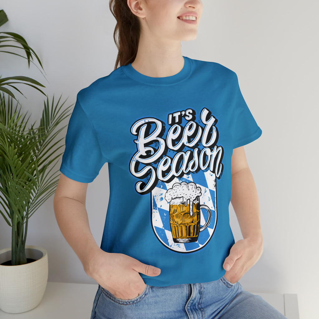 Beer Season Blue Shirt 2 | Drink Beer Unisex T-Shirt