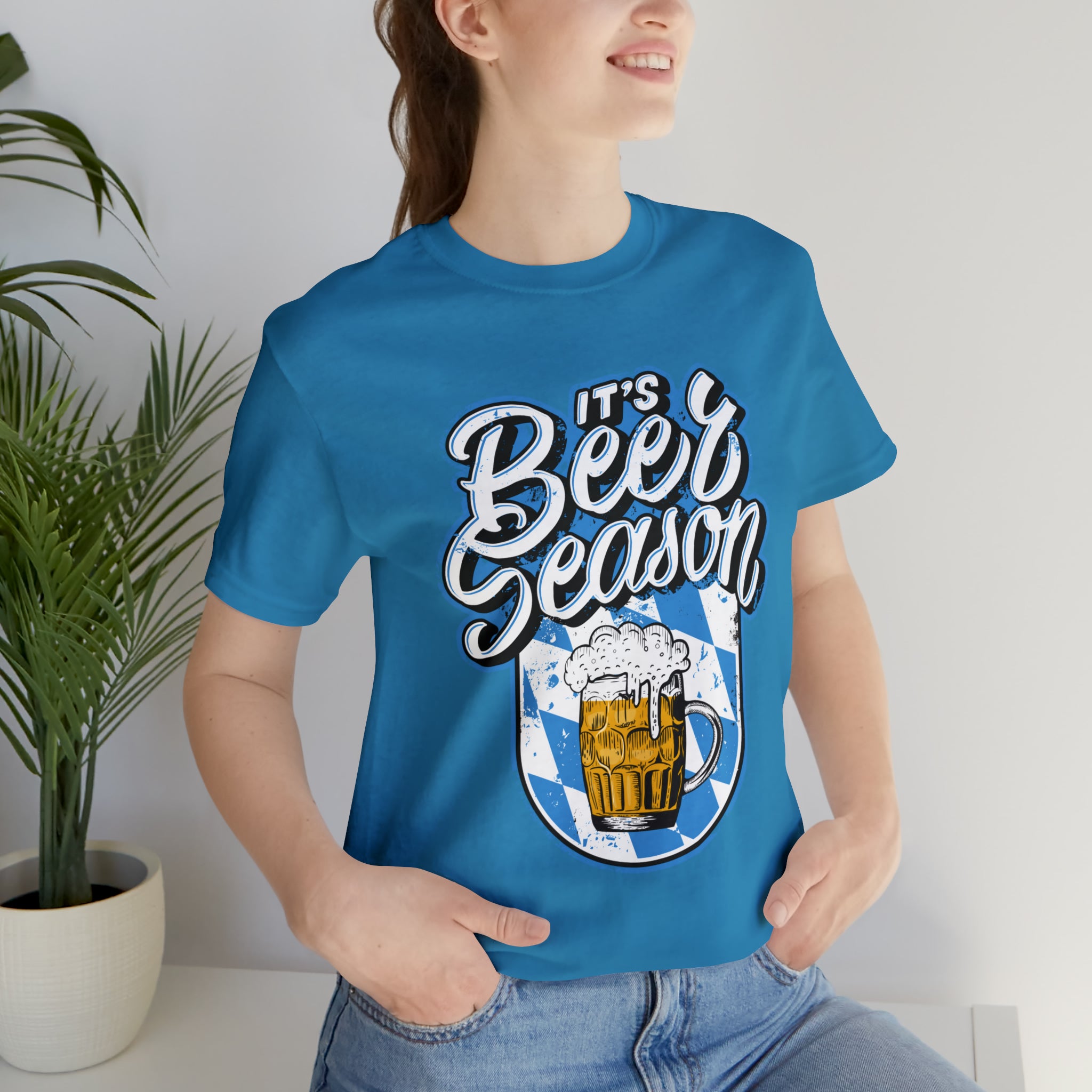 Beer Season Blue Shirt 2 | Drink Beer Unisex T-Shirt