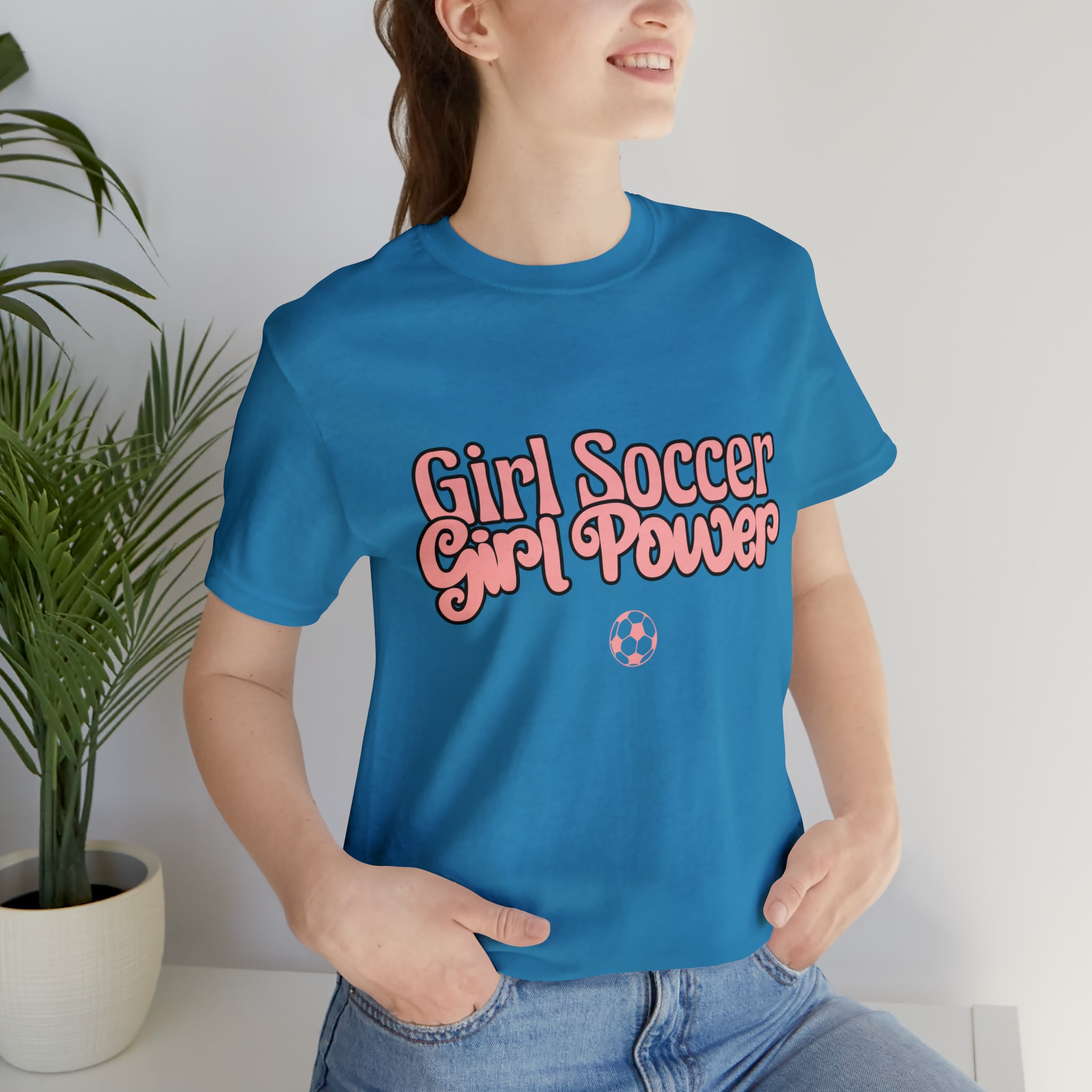 Girl Soccer Girl Power Shirt | Women Soccer T-Shirt