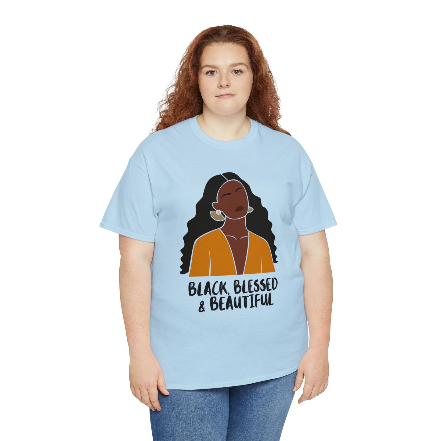 Black, Blessed & Beautiful Shirt | Empowered & Beautiful Cotton T-shirt
