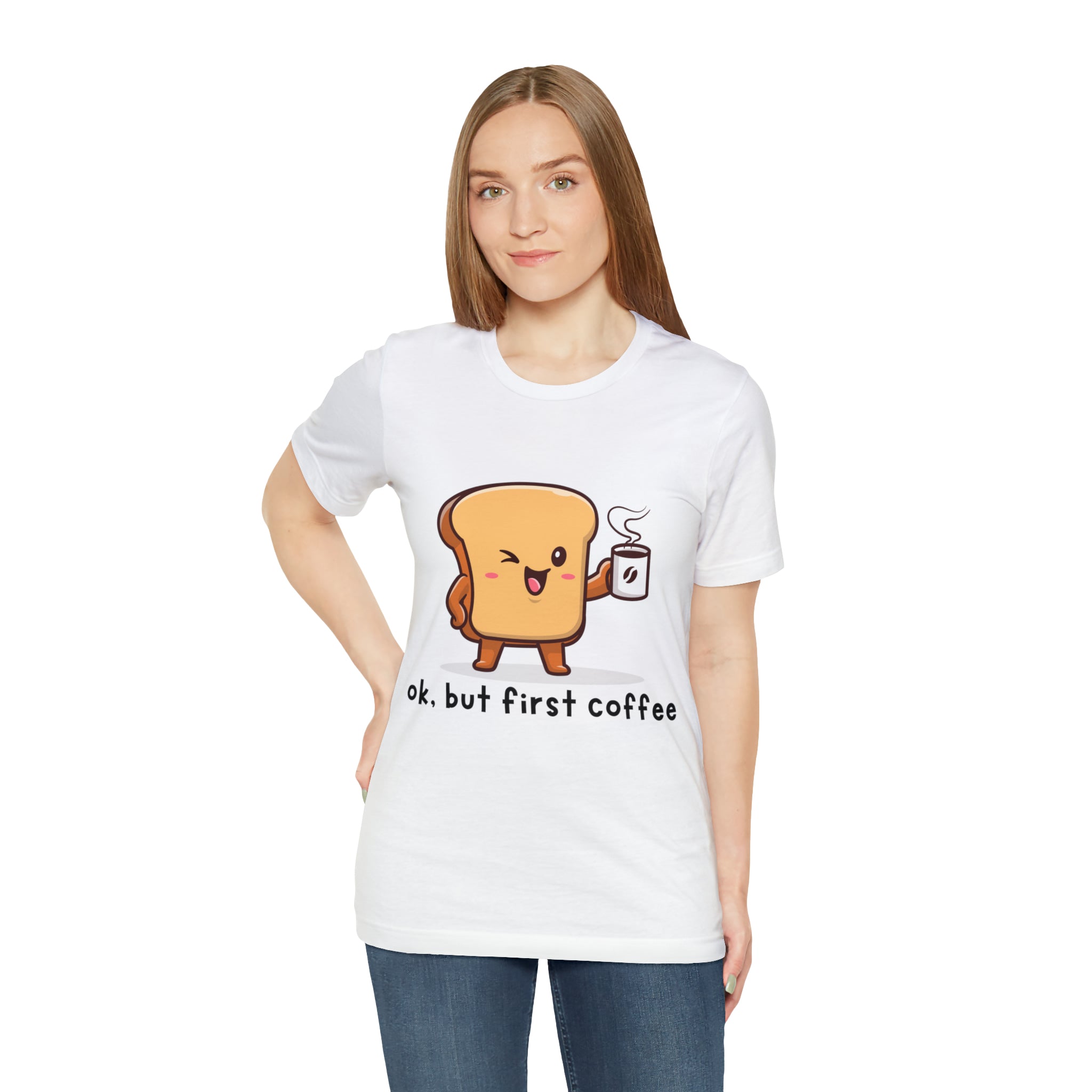 Ok, But First Coffee Shirt | Coffee Lover Unisex T-Shirt
