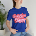 Slaying in Fourth Grade Shirt | Pink School Unisex T-Shirt