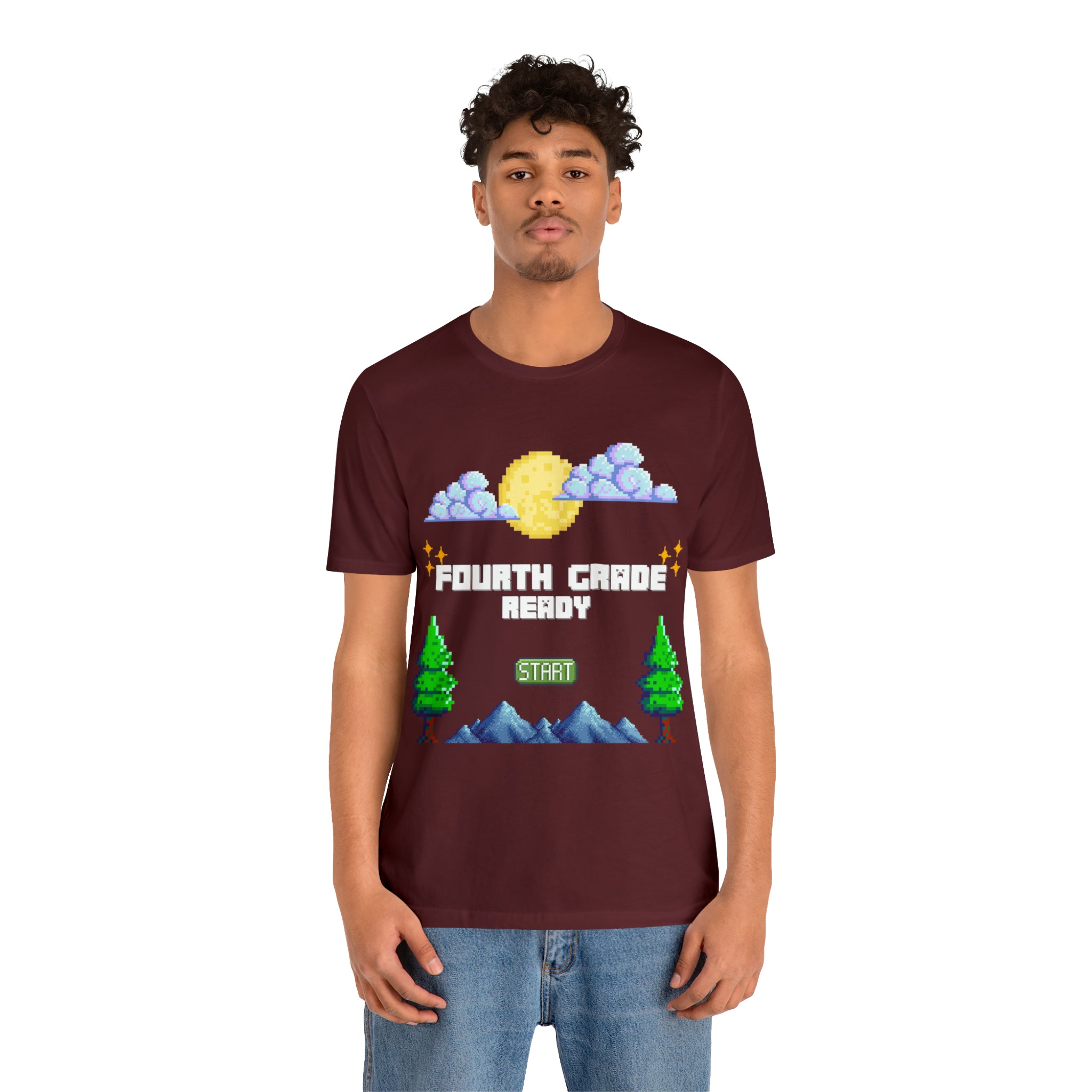 Fourth Grade Ready Pixel Shirt | Minecraft Unisex T-Shirt