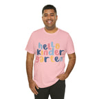 Hello Kindergarten School Shirt | First day of School Unisex T-Shirt