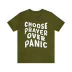Prayer Over Panic Unisex Shirt | Religious Shirt for Prayers