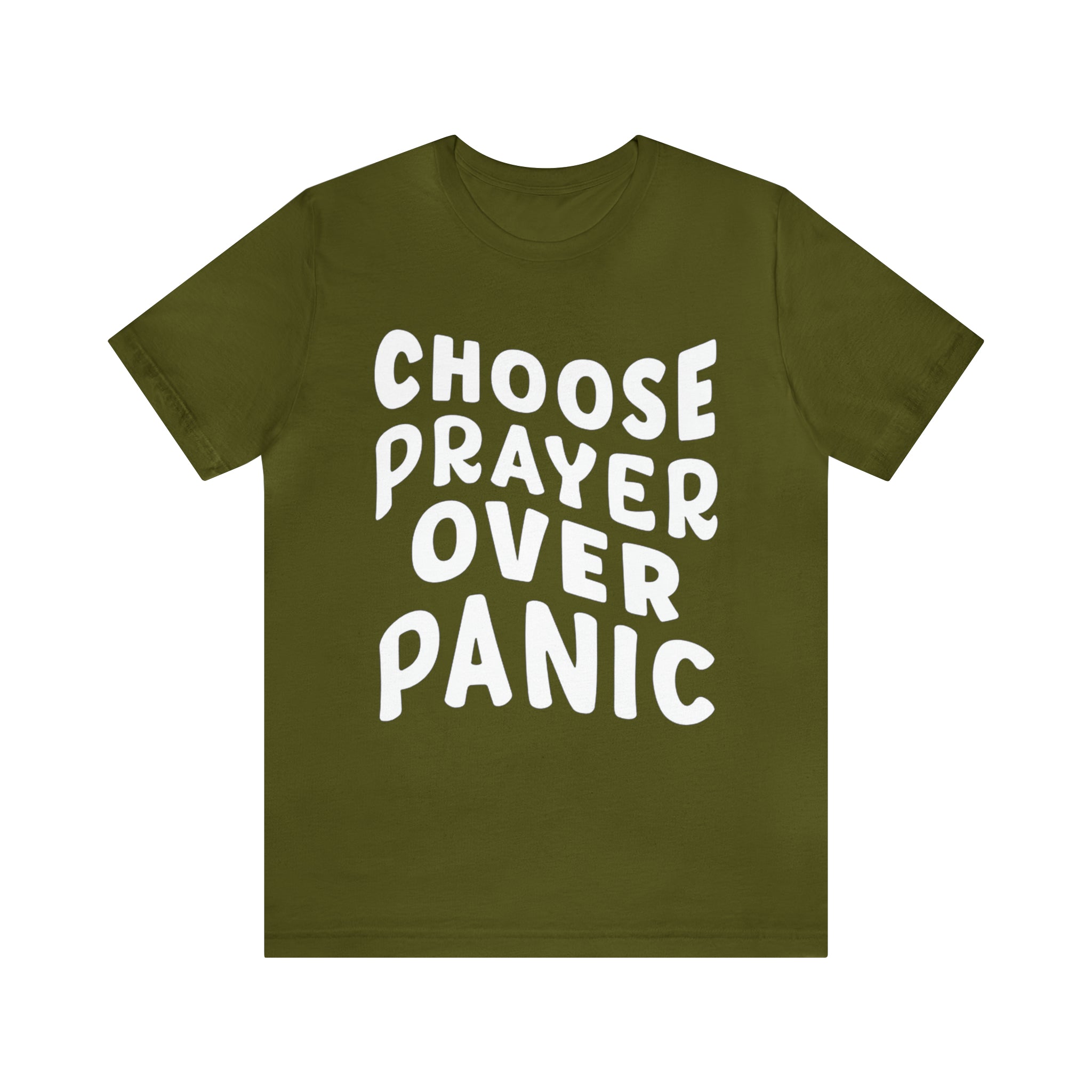 Prayer Over Panic Unisex Shirt | Religious Shirt for Prayers