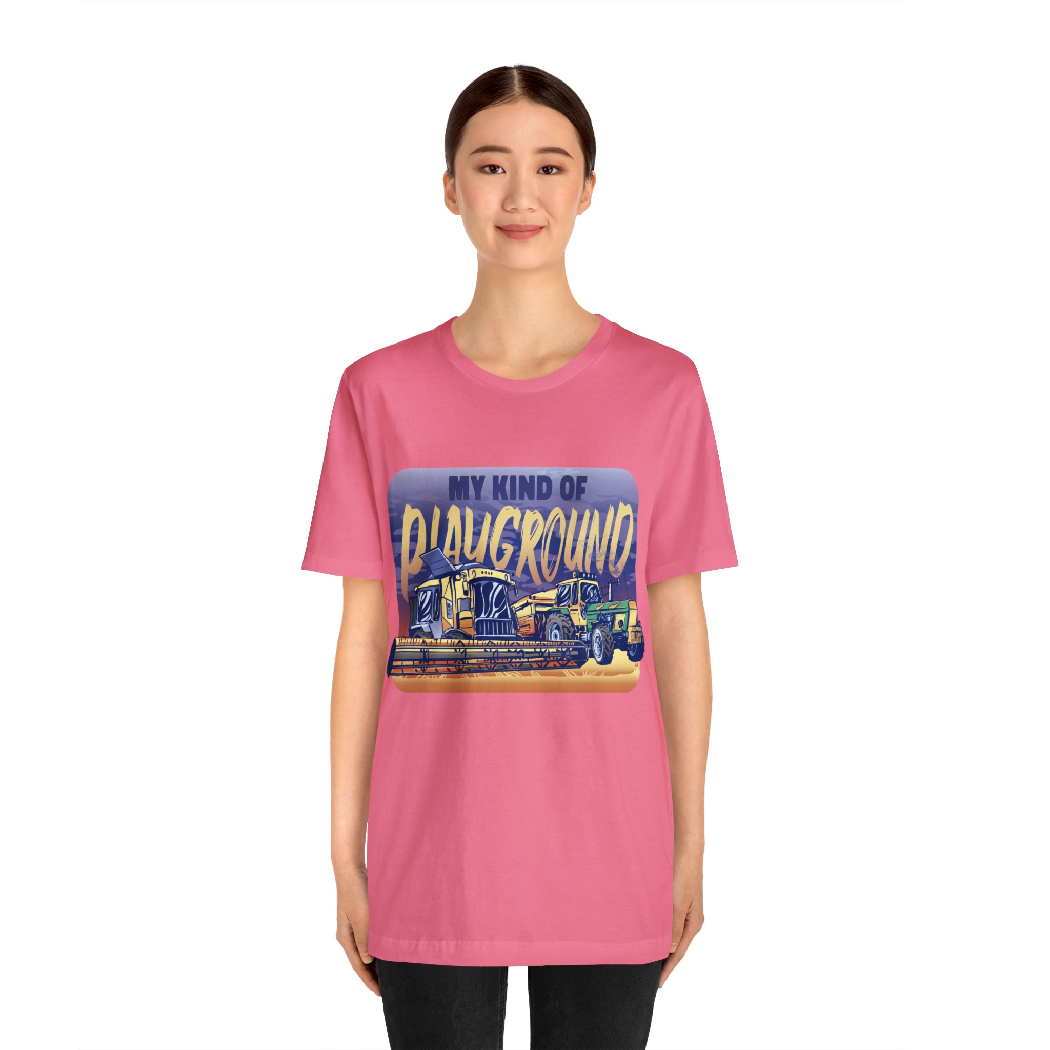 Tractor Farmer Playground Shirt | Tractor Enthusiast Unisex T-Shirt