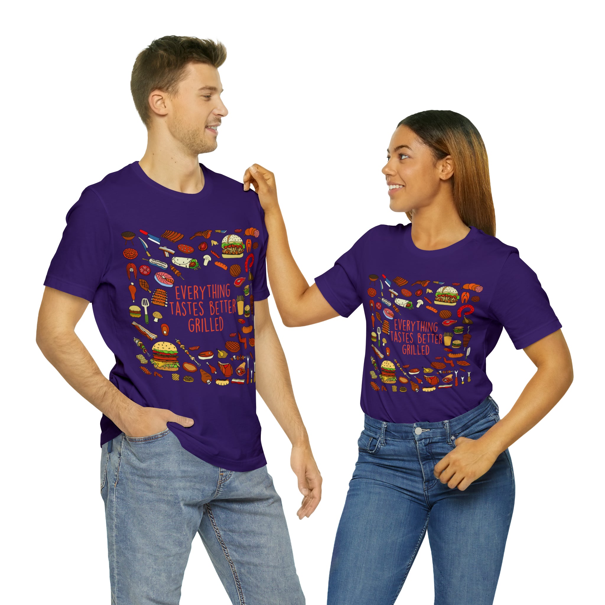 Everything Tastes Better Grilled Shirt | Grilling Love Unisex T-Shirt