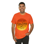 Christmas in July Orange Shirt | Christmas in July Statement T-Shirt