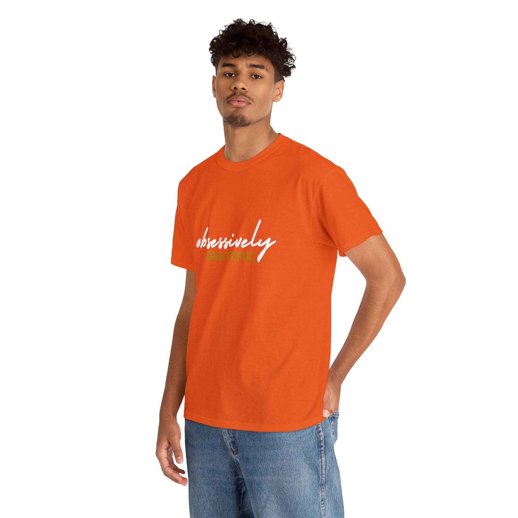 Obsessively Grateful Shirt | Minimalist Unisex T-Shirt