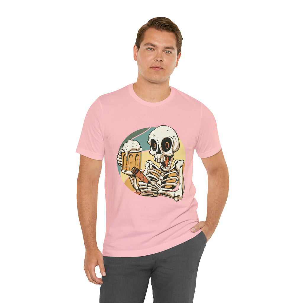 Skeleton Beer Shirt | Drink Beer Unisex T-Shirt