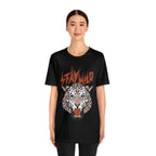 Stay Wild Unisex T-shirt Cougar Leopard Fun Ambitious Shirt Cat Lady Shirt