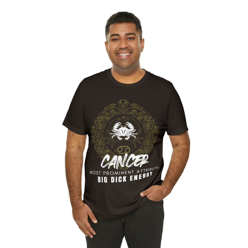 Cancer Zodiac Big Dick Energy Shirt | Zodiac Sign Statement T-Shirt