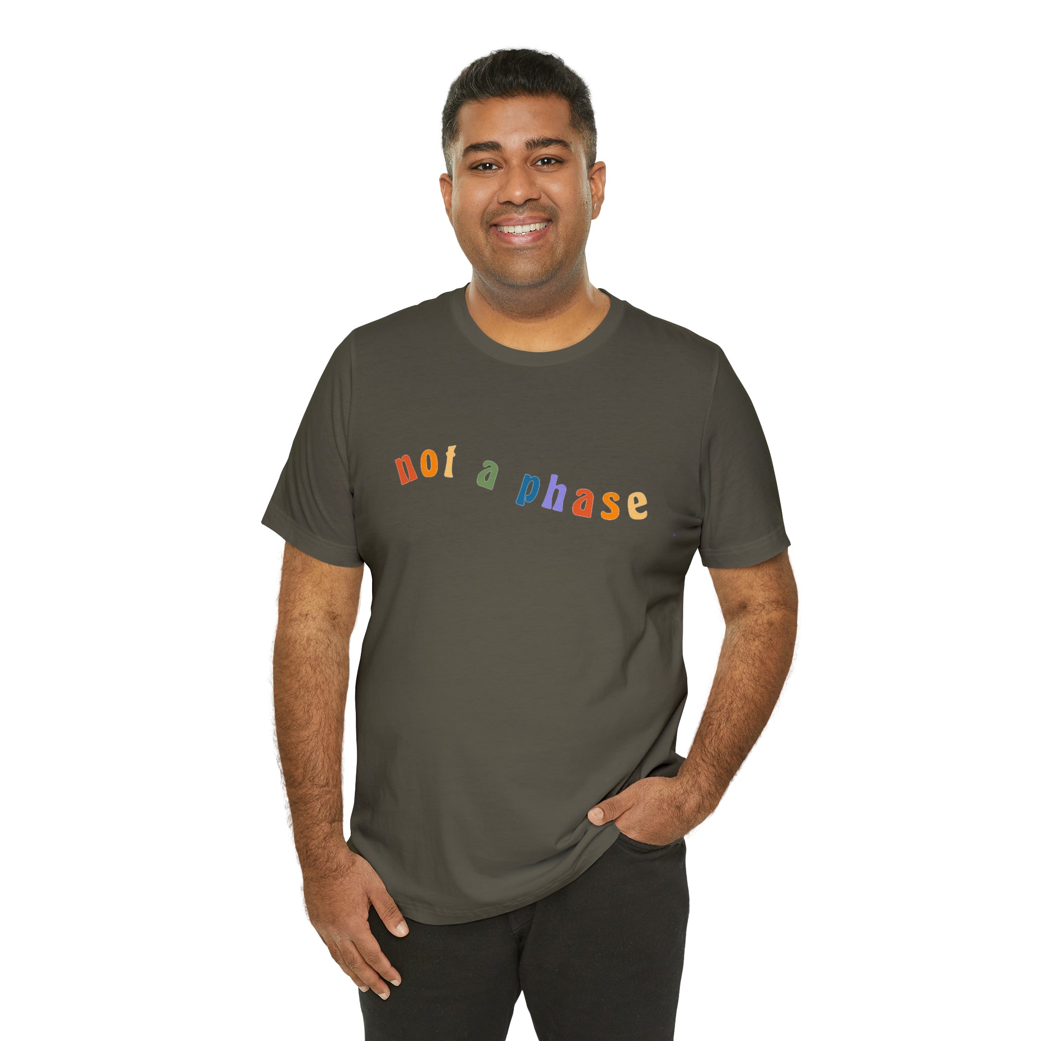 Not A Phase LGBTQIA+ Unisex Shirt | Not A Phase Rainbow Gay Pride Shirt