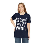 Prayer Over Panic Unisex Shirt | Religious Shirt for Prayers