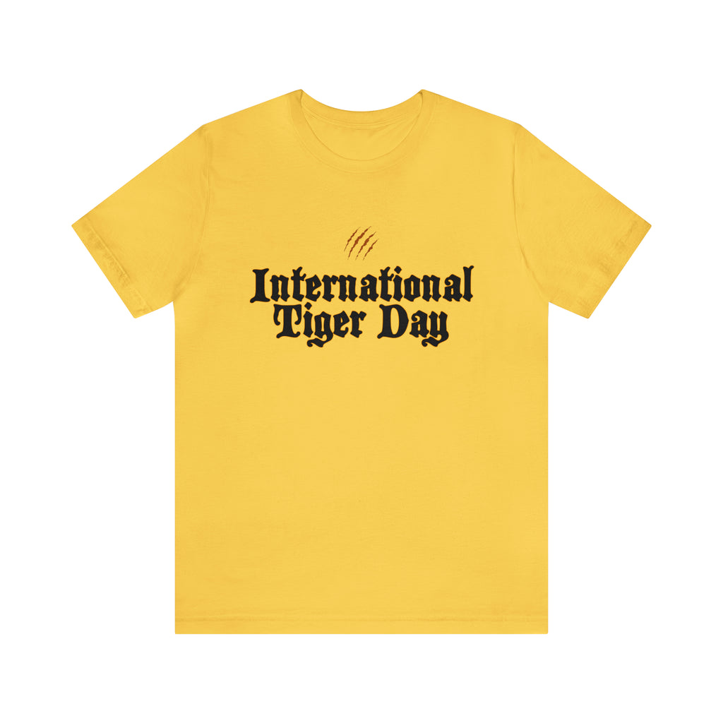 International Tiger Day 2 | Tiger Support Unisex T-Shirt