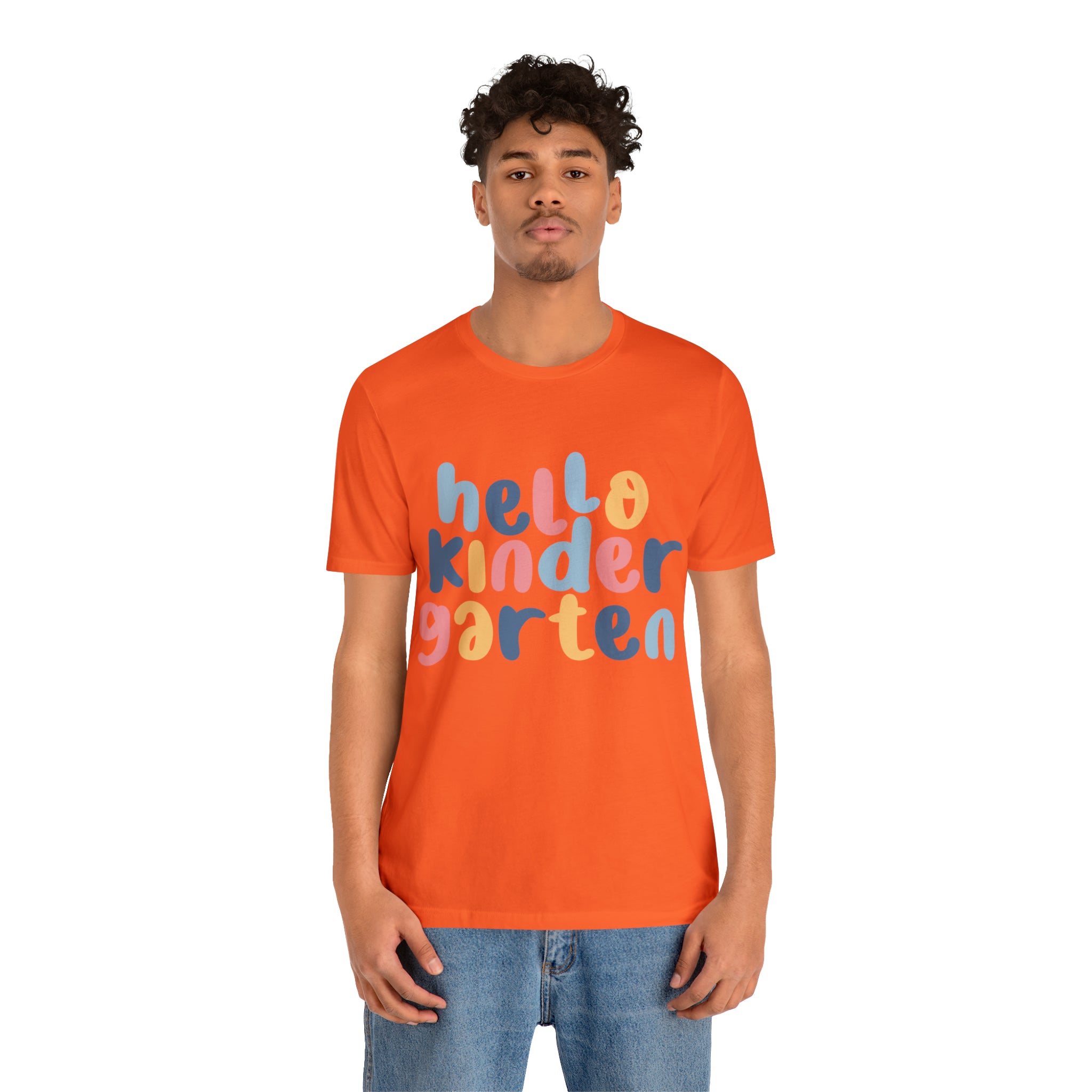 Hello Kindergarten School Shirt | First day of School Unisex T-Shirt