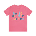 Hello Kindergarten School Shirt | First day of School Unisex T-Shirt