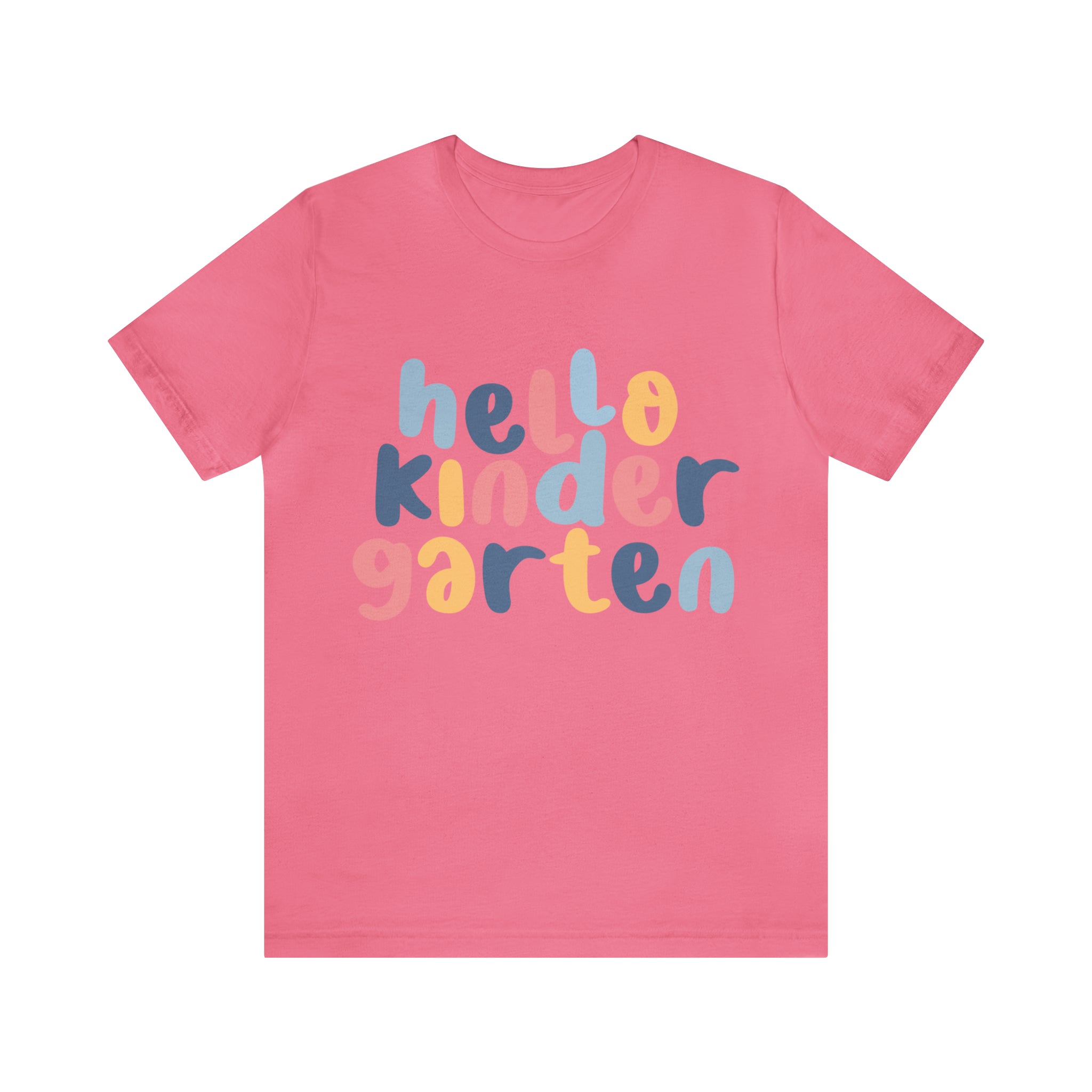 Hello Kindergarten School Shirt | First day of School Unisex T-Shirt