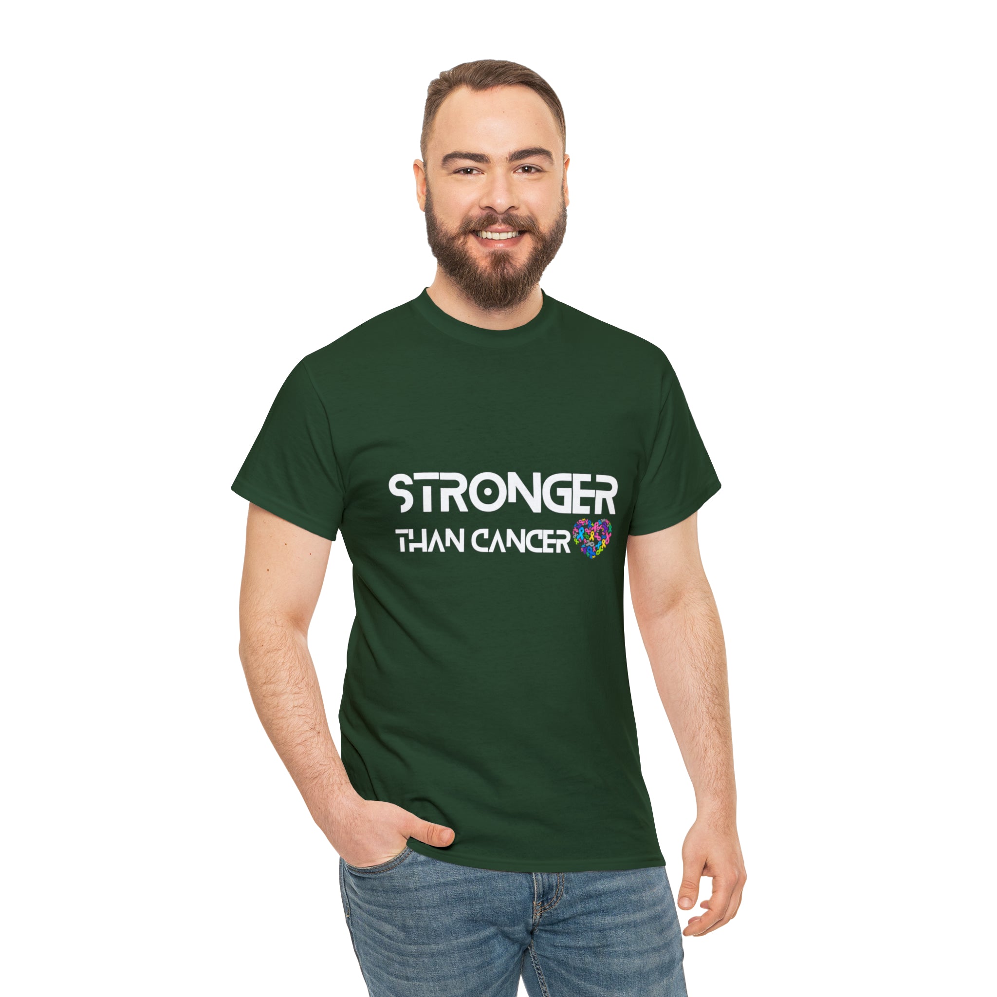 Stronger Than Cancer Shirt | Cancer Warrior Support Unisex T-Shirt