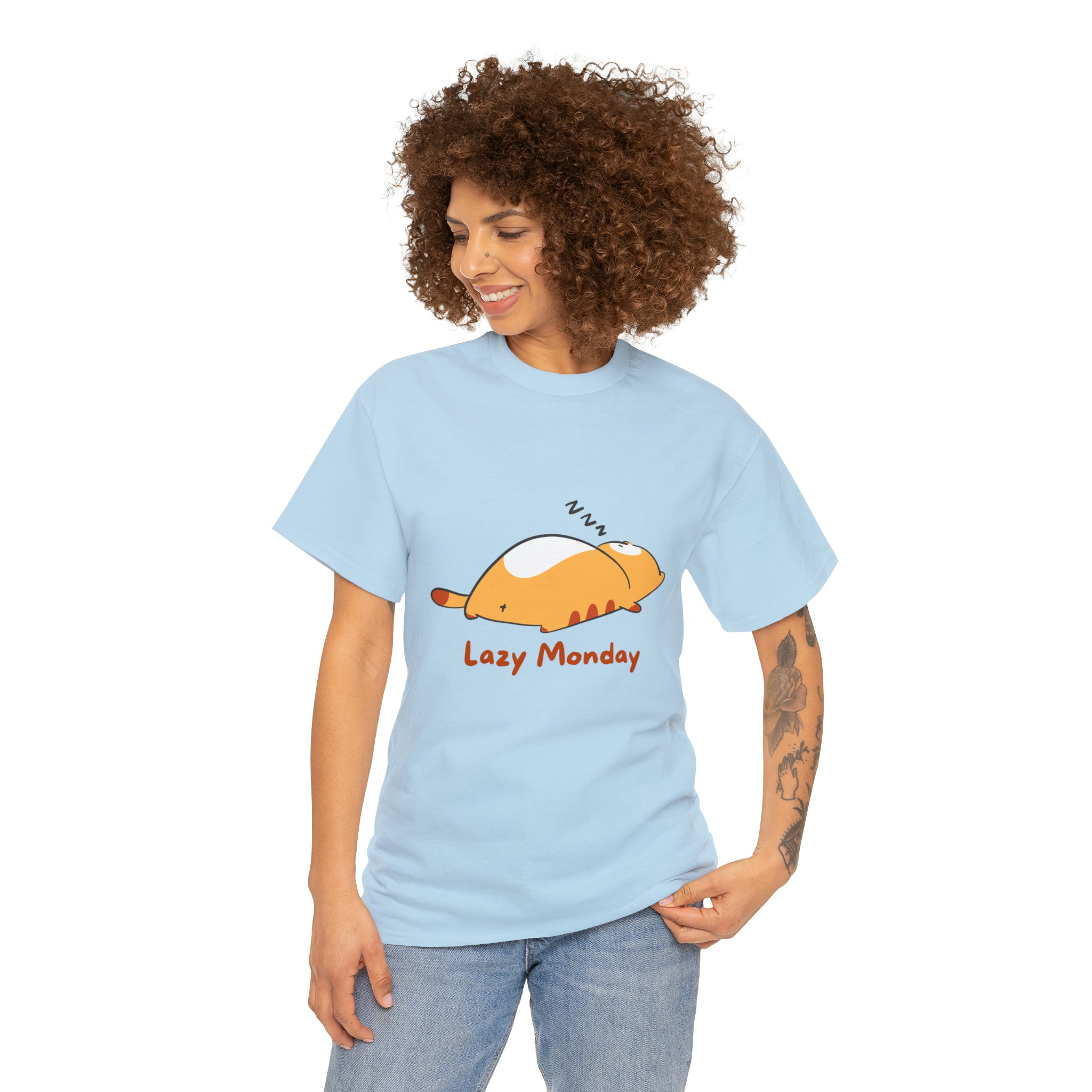 Lazy Monday Shirt | Cat Lover T-Shirt