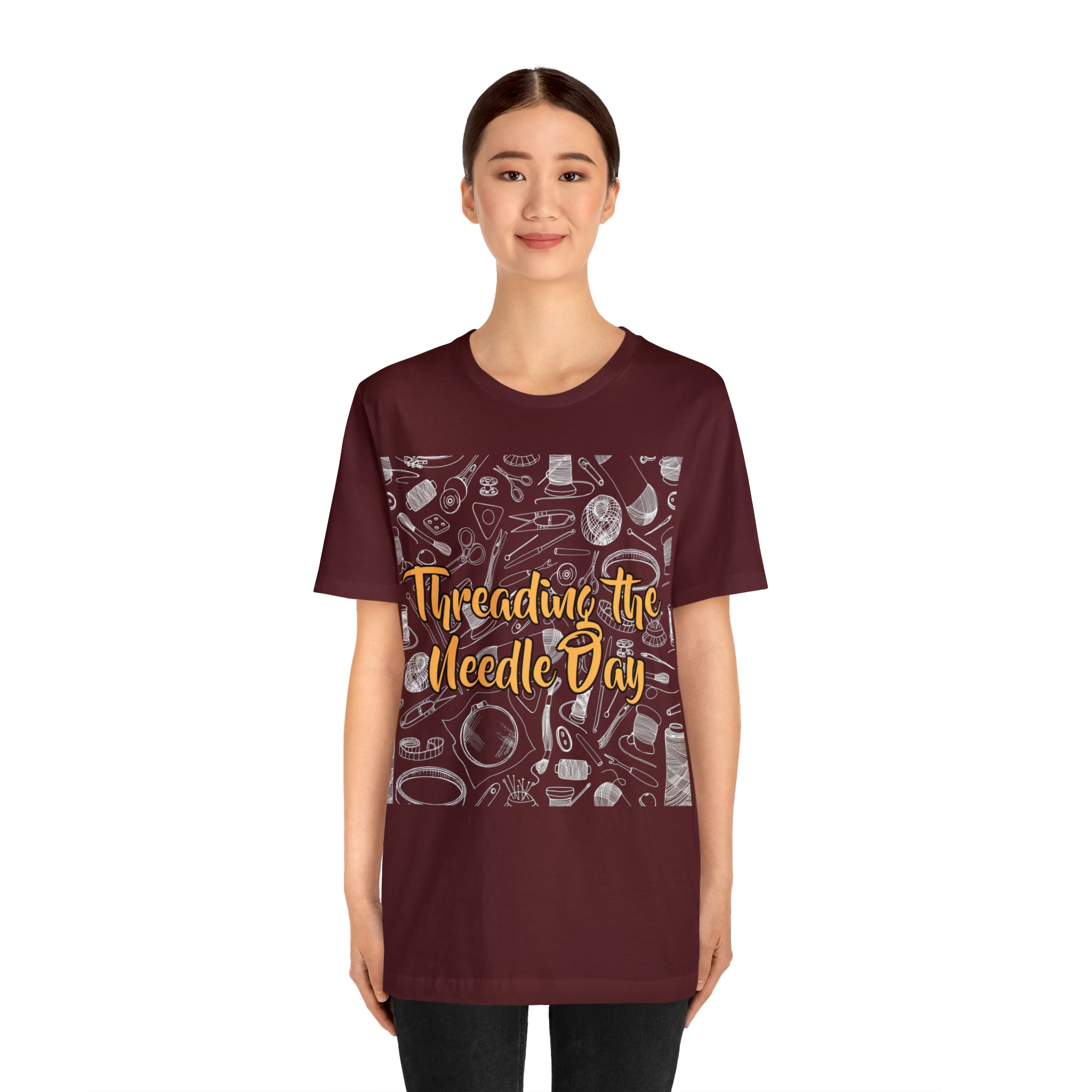 Threading the Needle Day Shirt | Tailor Sewing Unisex T-Shirt