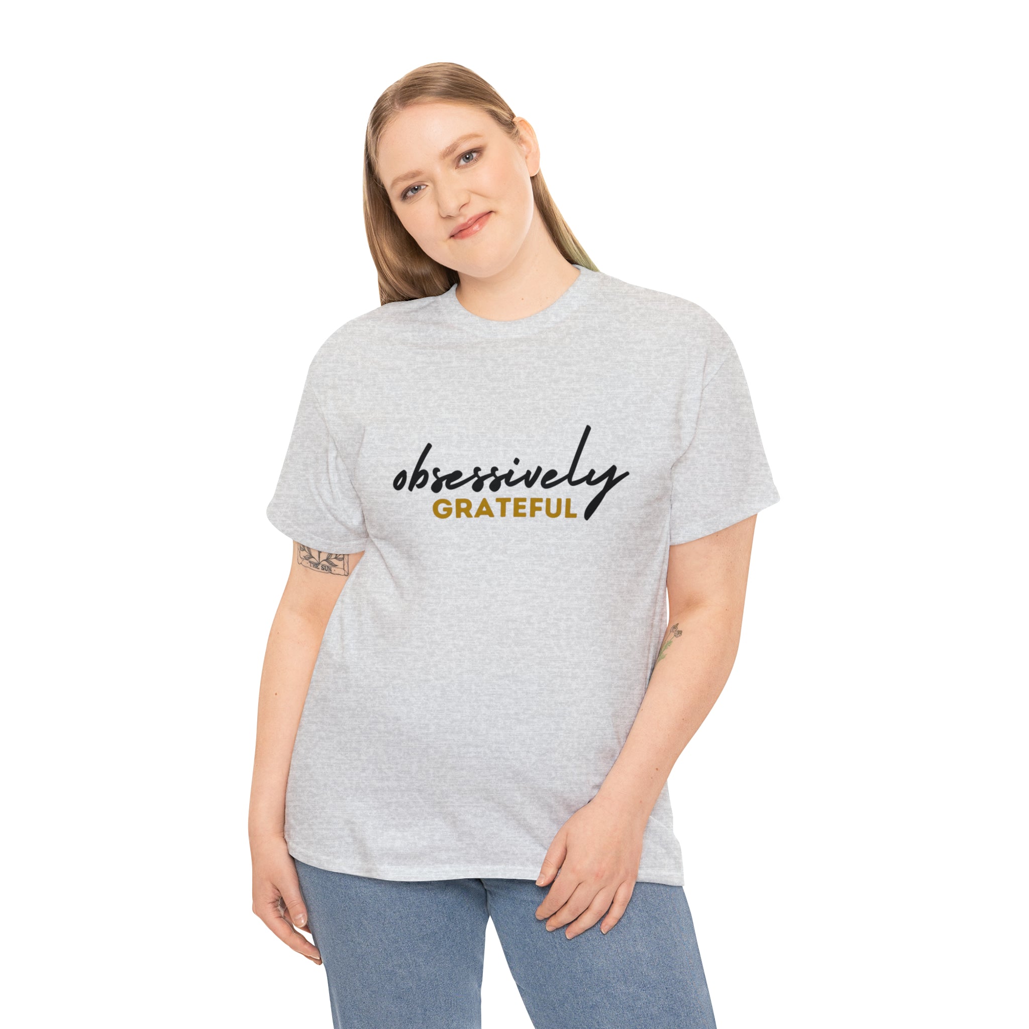 Obsessively Grateful Shirt | Minimalist Unisex T-Shirt