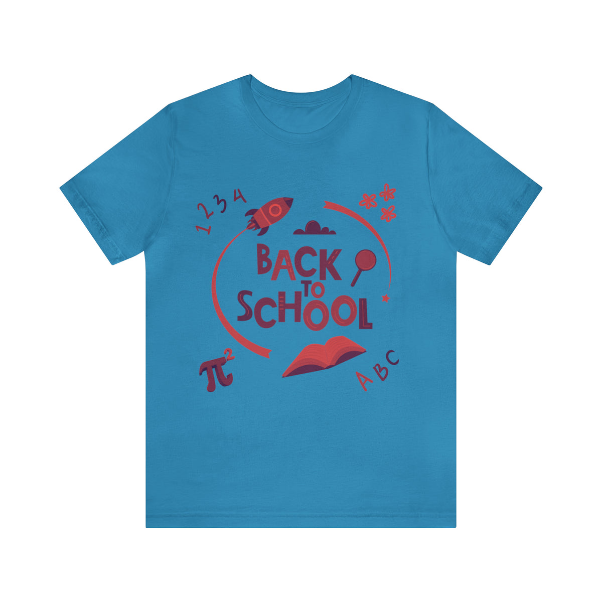Back to School Subjects Shirt | Back to School Rocket Unisex T-Shirt