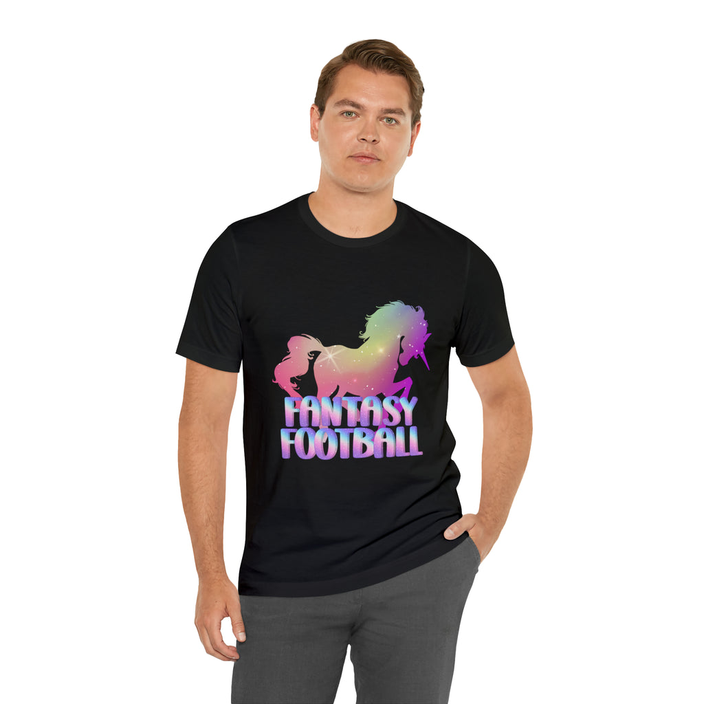 Fantasy Football Pink Shirt | Unicorn Fantasy Football Unisex T-Shirt