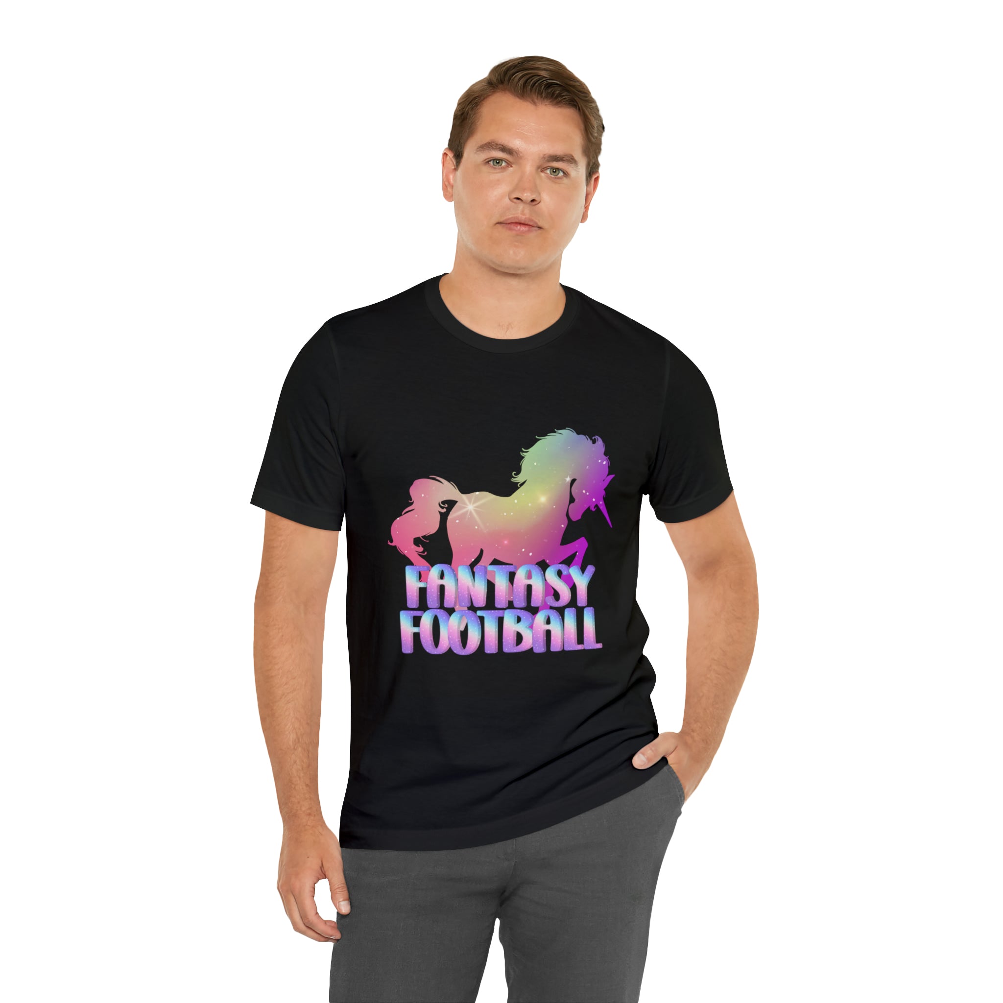 Fantasy Football Pink Shirt | Unicorn Fantasy Football Unisex T-Shirt