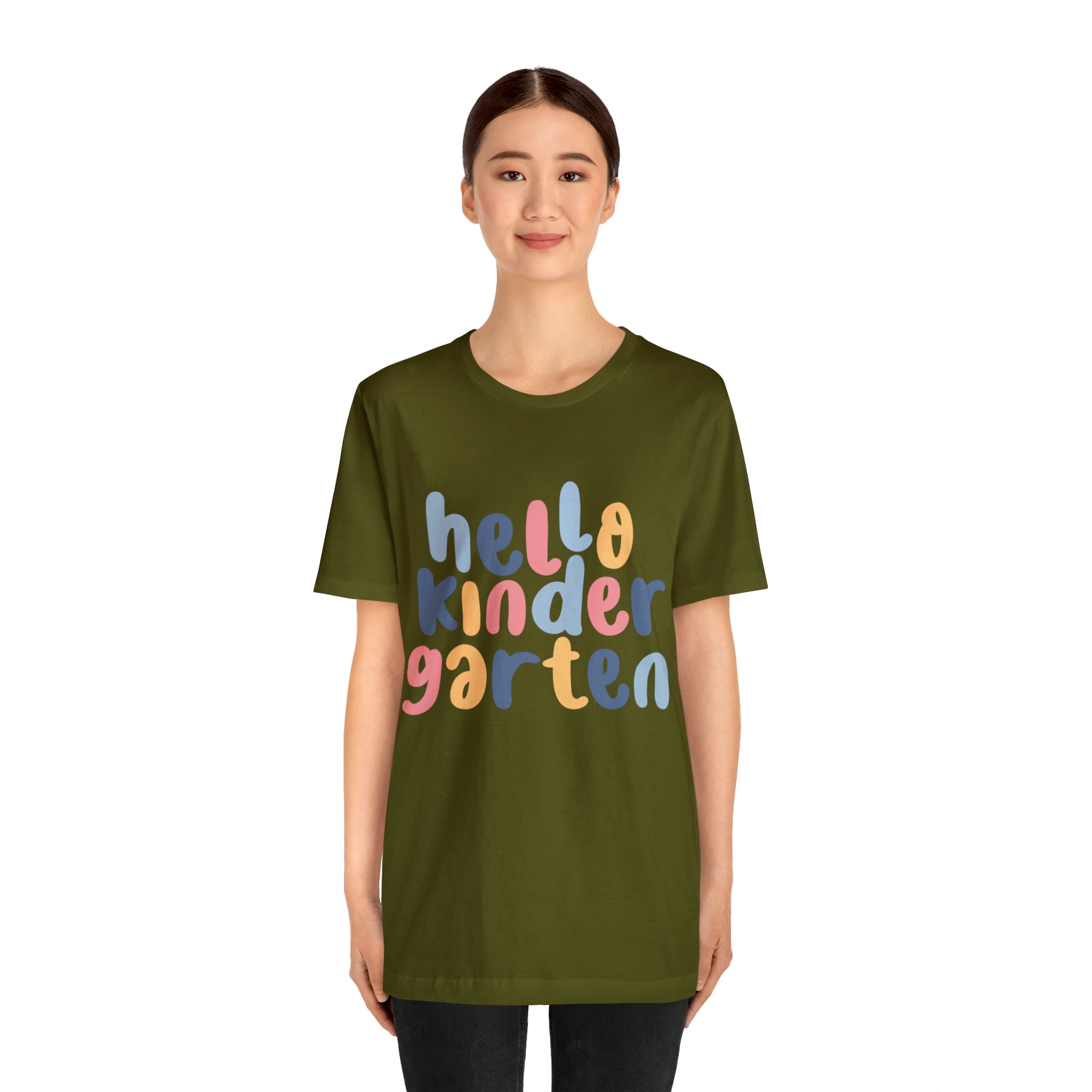 Hello Kindergarten School Shirt | First day of School Unisex T-Shirt