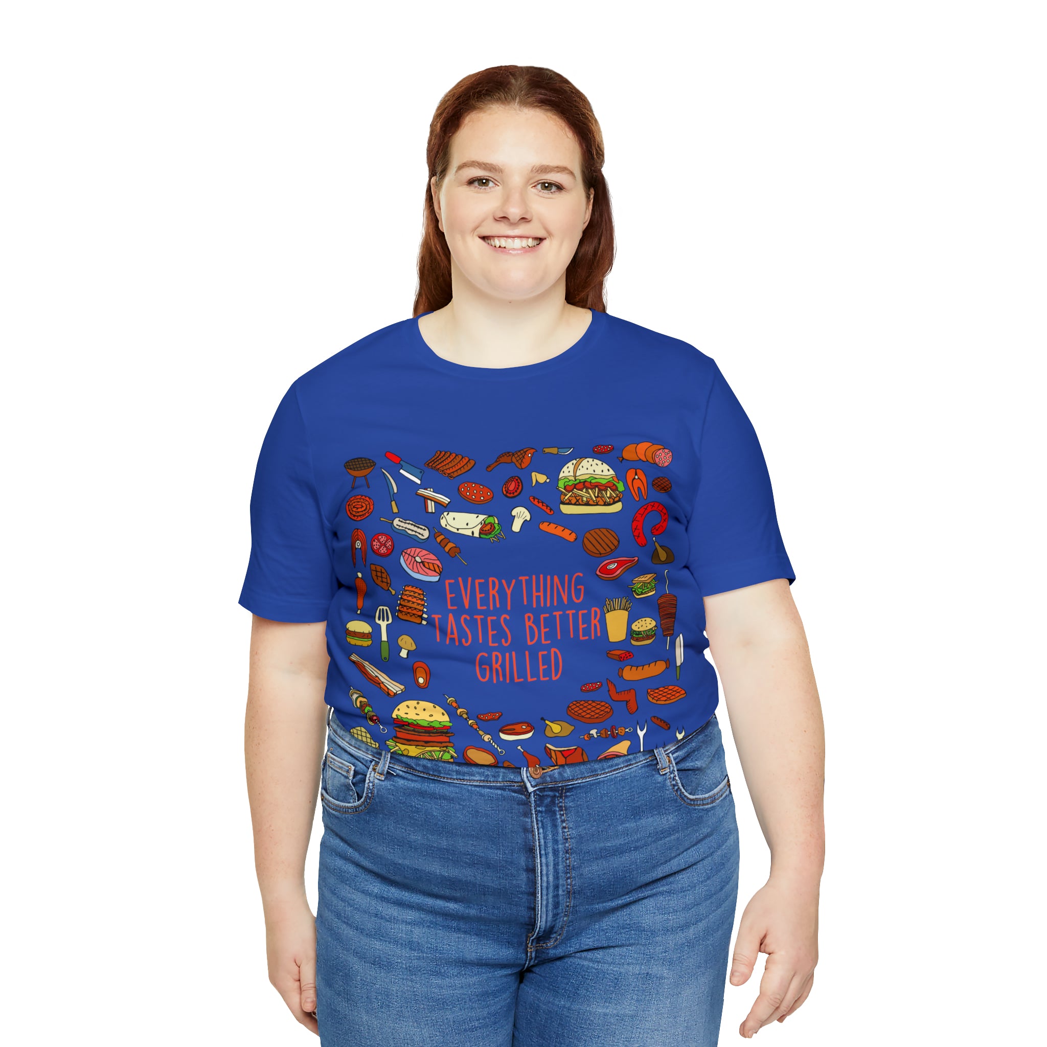 Everything Tastes Better Grilled Shirt | Grilling Love Unisex T-Shirt