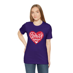 Family Reunion Heart Shirt | Family Love Unisex T-Shirt