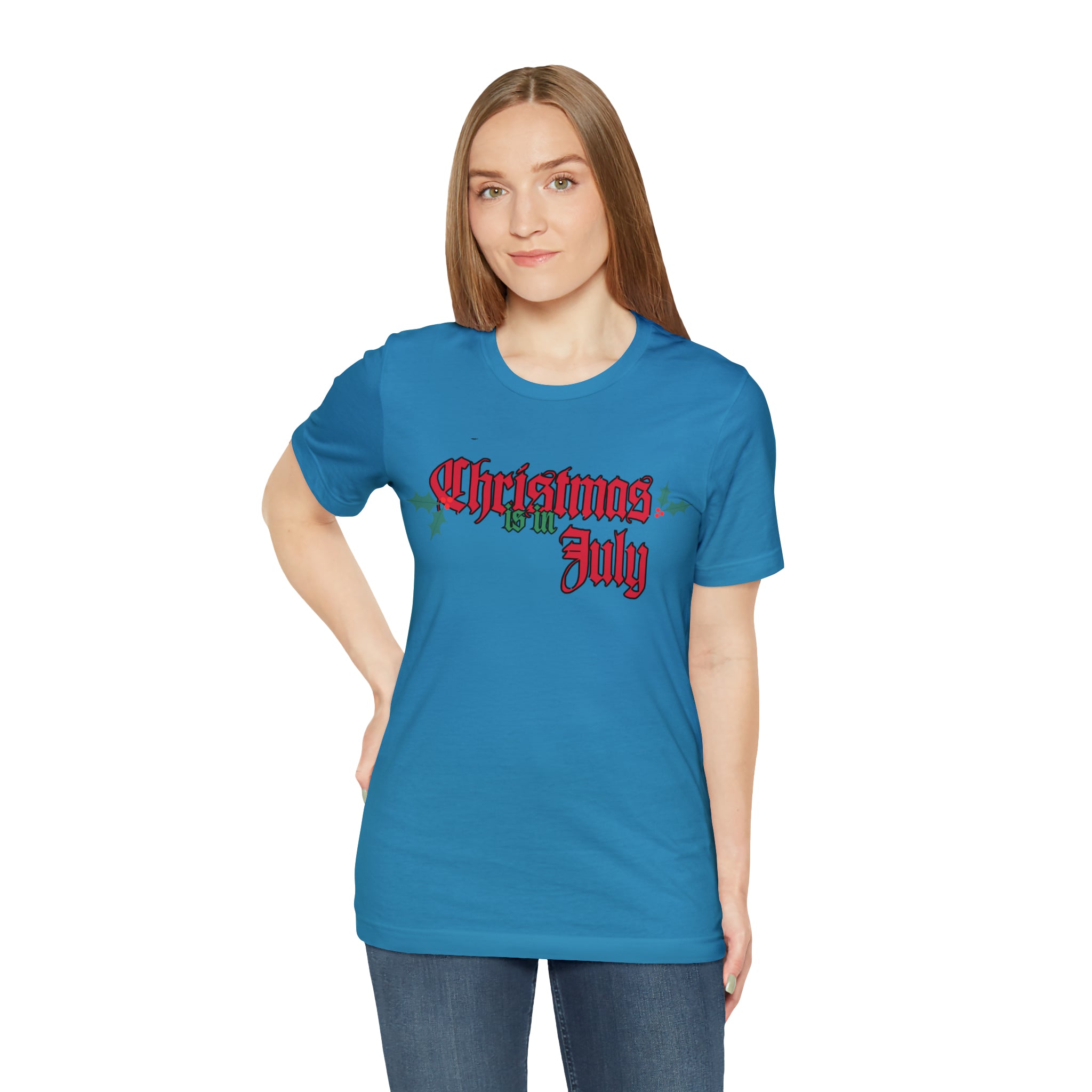 Christmas is in July Shirt | Christmas in July Statement T-Shirt