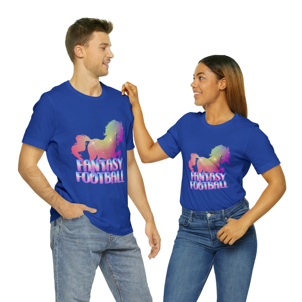 Fantasy Football Pink Shirt | Unicorn Fantasy Football Unisex T-Shirt