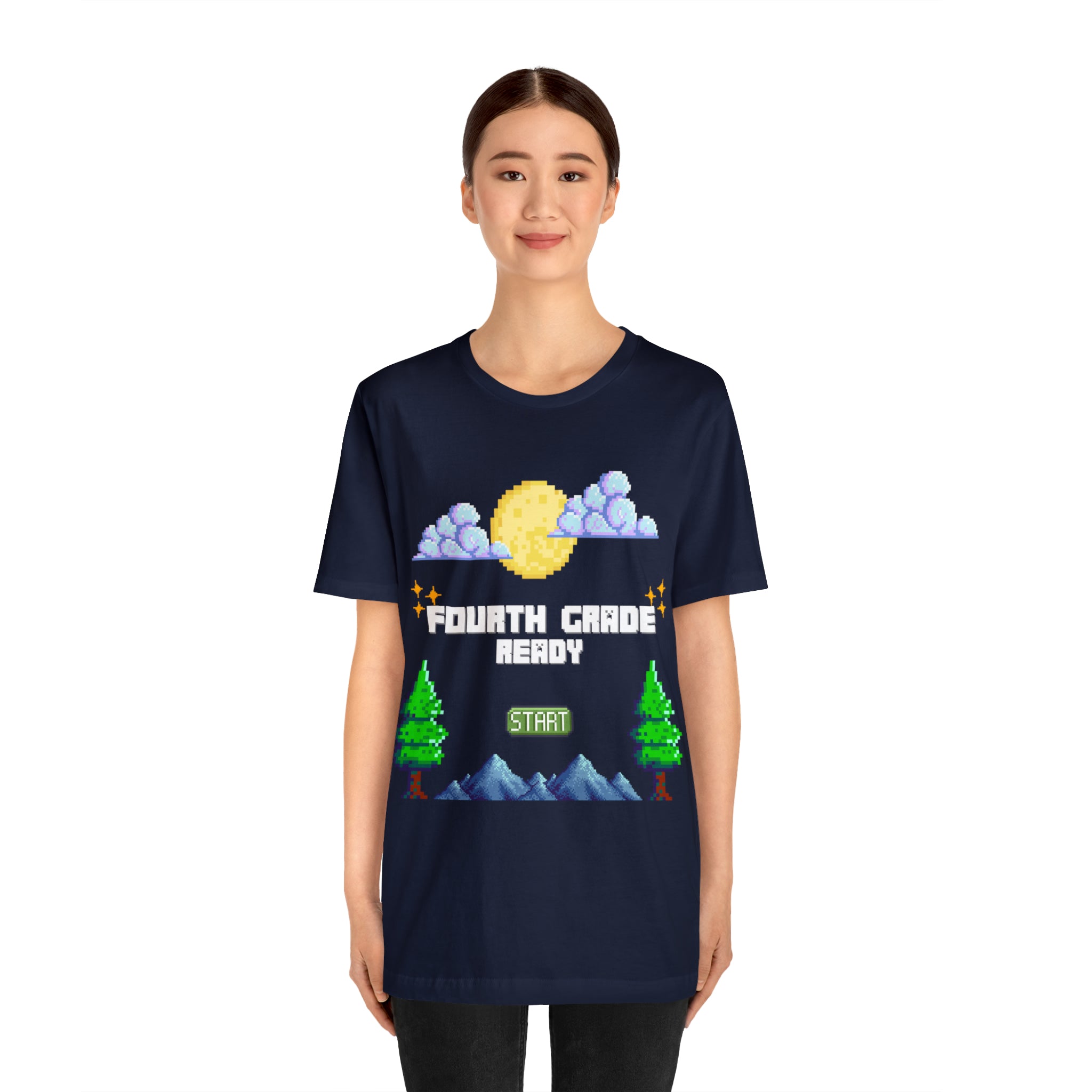 Fourth Grade Ready Pixel Shirt | Minecraft Unisex T-Shirt