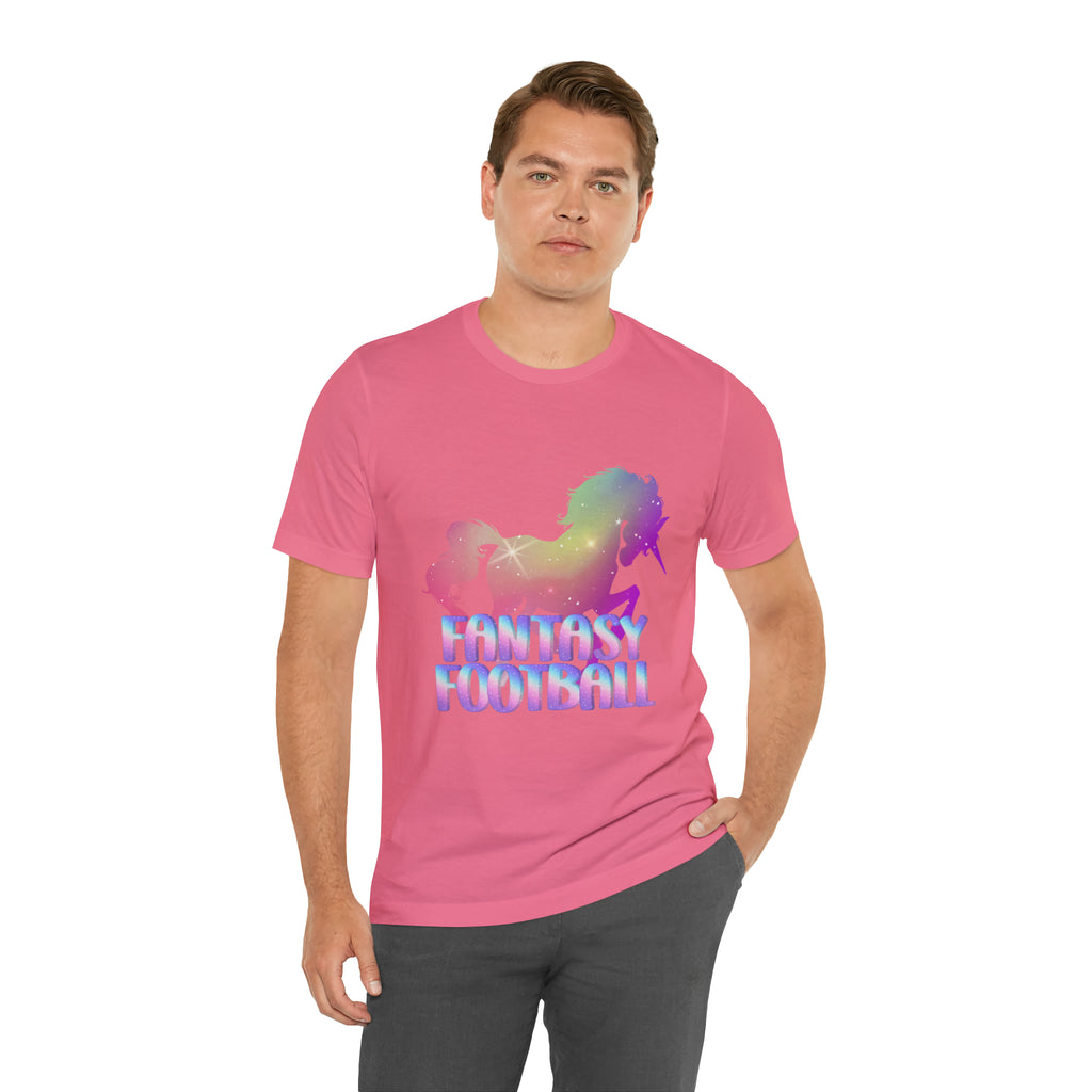 Fantasy Football Pink Shirt | Unicorn Fantasy Football Unisex T-Shirt