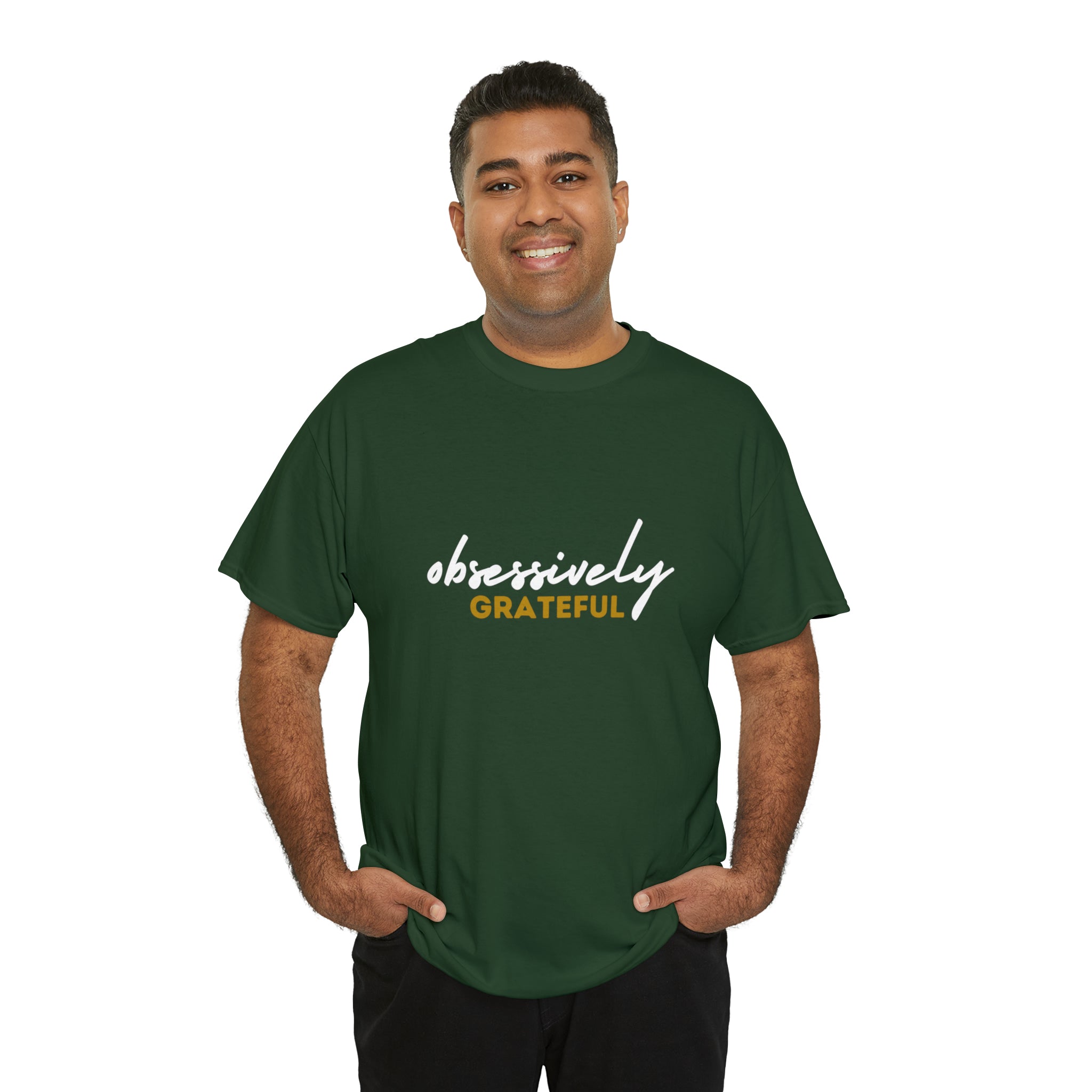 Obsessively Grateful Shirt | Minimalist Unisex T-Shirt