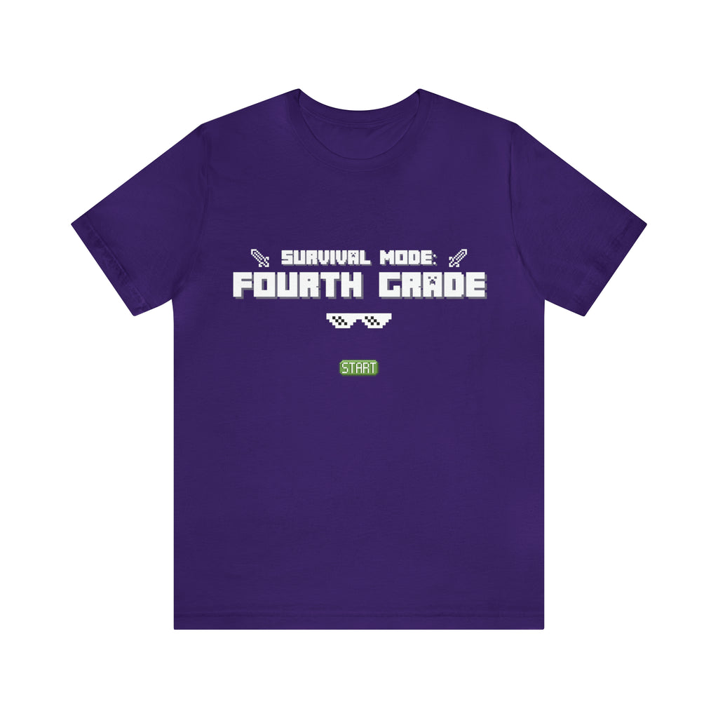 Fourth Grade Survival Mode | Minecraft Unisex T-Shirt