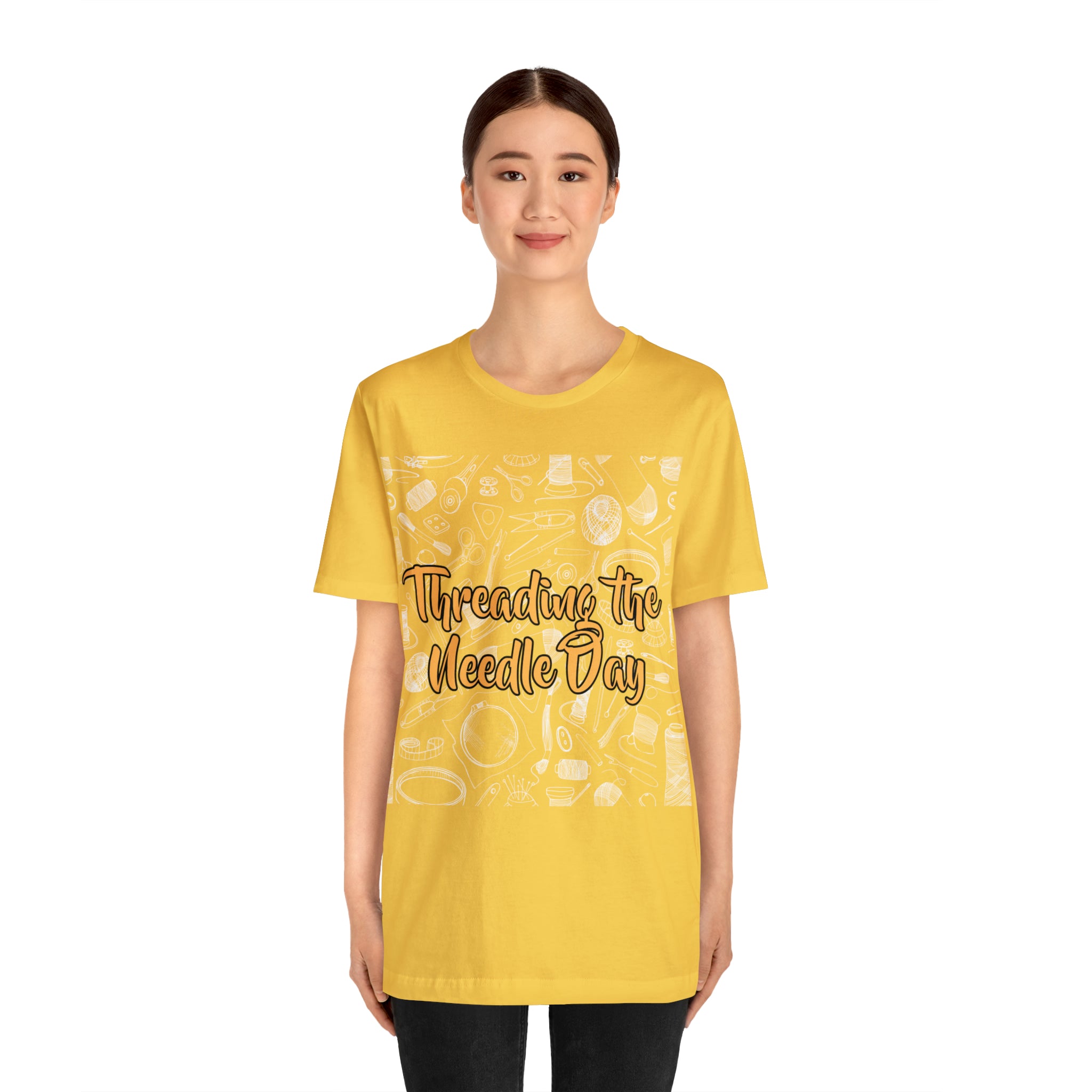 Threading the Needle Day Shirt | Tailor Sewing Unisex T-Shirt