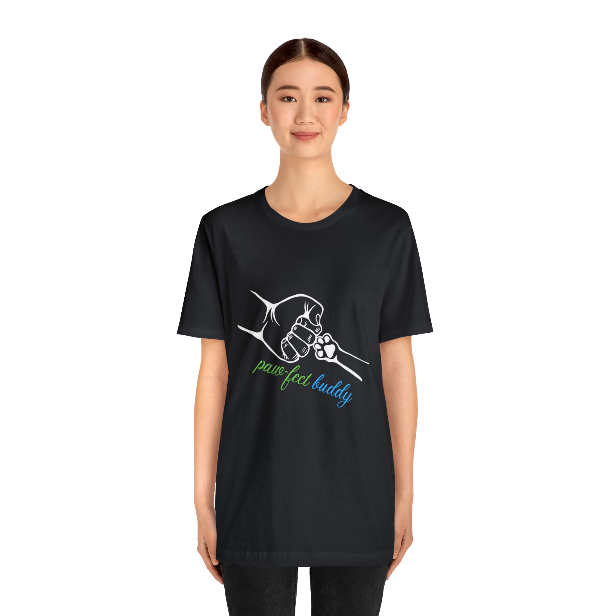 Paw-fect Buddy Sort Sleeve Shirt | Dog Lover Unisex T-Shirt