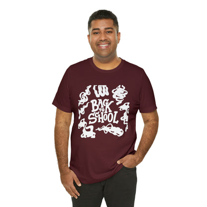 Back to School Ink Shirt | Black and White School Unisex T-Shirt